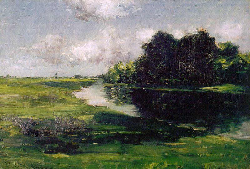 Chase, William Merritt Long Island Landscape after a Shower of Rain Germany oil painting art